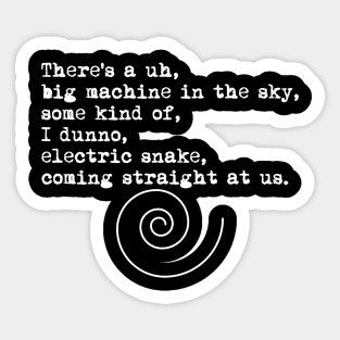 Electric snake Sticker